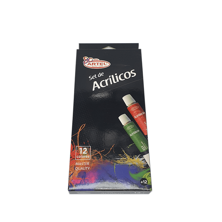 Pintura Acrílica 12ml Artel 12 Colores 1