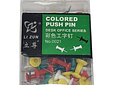 Caja 50 Push Pins Colores - Pincho Para Pizarra