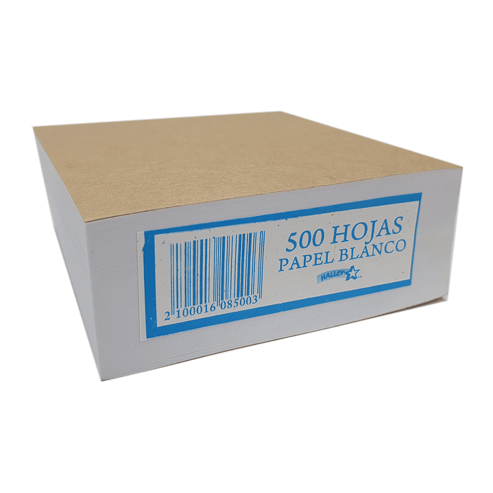 Taco 500 Hojas Blancas 8.6 x 8.6Cm 1