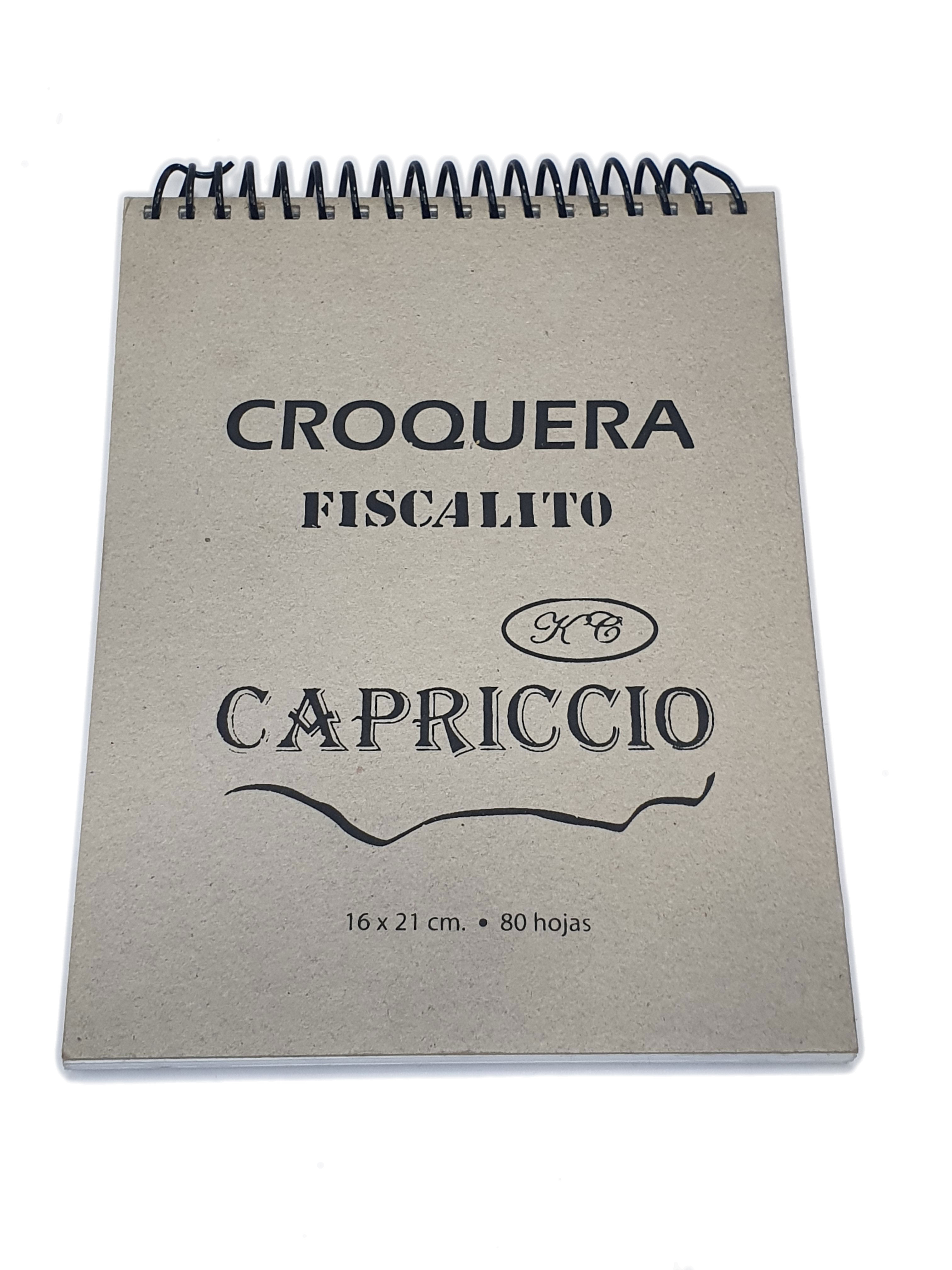 Croquera media carta capriccio 16x21cm 80 Hojas