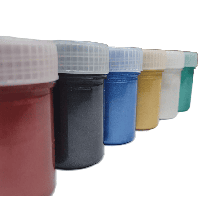Tempera Metálica Artel 6 Colores 15cm c/u 3