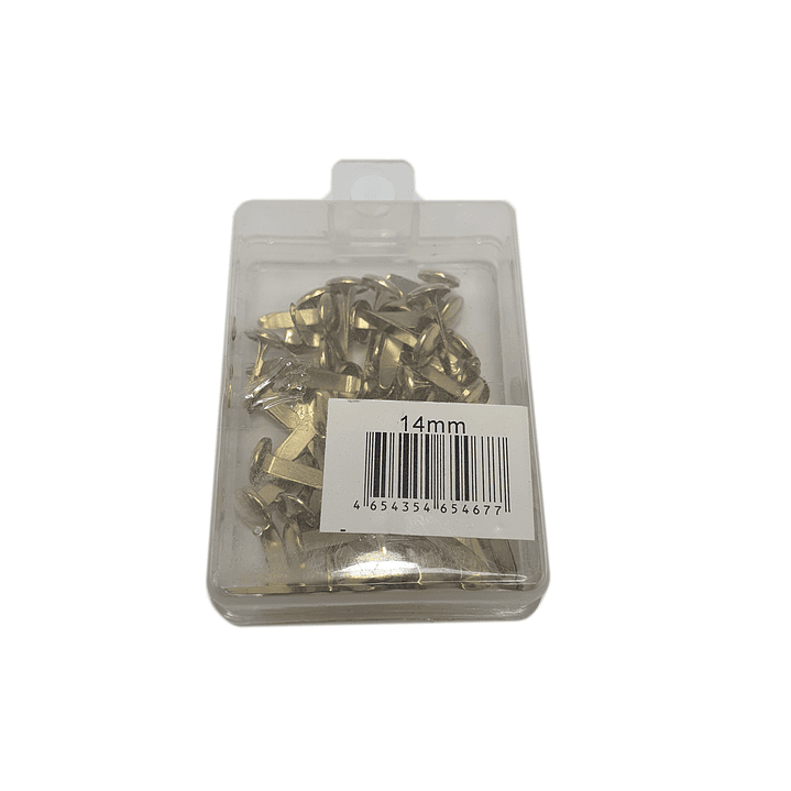 Chinche Mariposa - Doble pata 14mm - caja 45 unidades Aprox 1