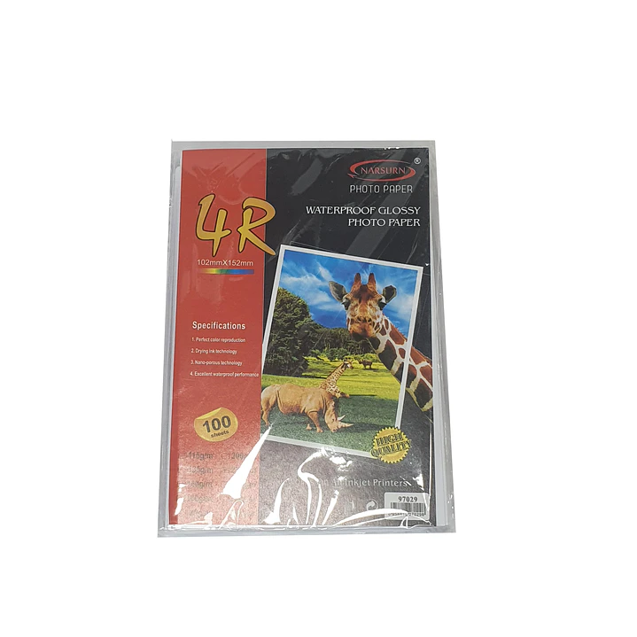 Papel Fotográfico adhesivo 10X15 135g 100Hojas /98194 2