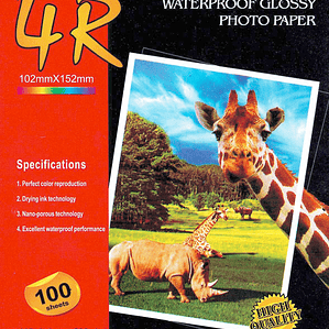 Papel Fotográfico adhesivo 10X15 135g 100Hojas /98194