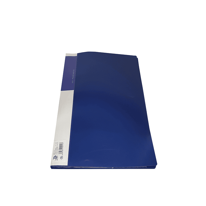 Carpeta plástica con 20 fundas tamaño A4 /10111 1