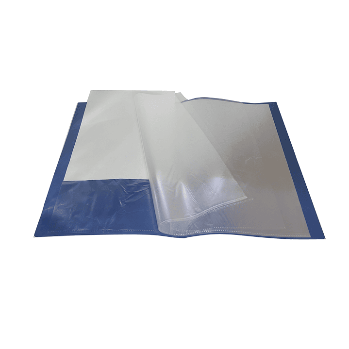 Carpeta plástica con 20 fundas tamaño A4 /10111 2