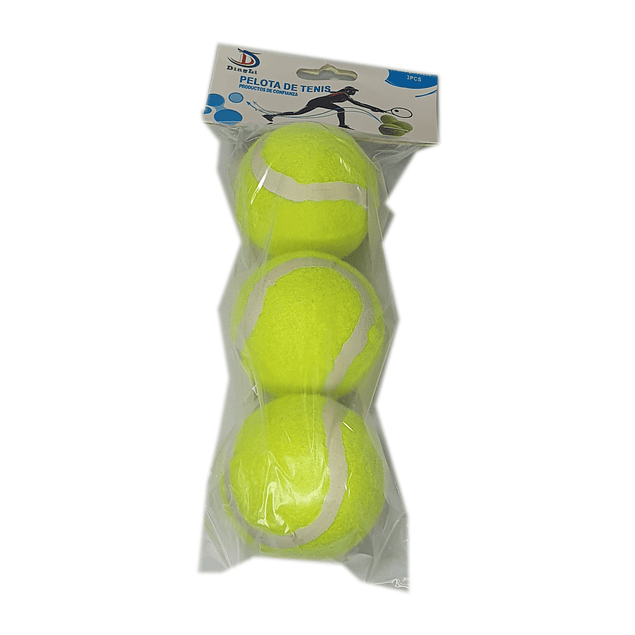 Pack 3 Pelotas de tenis DingLi/ 50126
