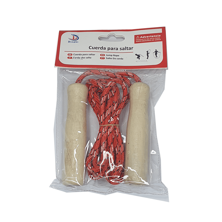Cuerda para Saltar Mango Madera 1.90 mt/ 50269	 6