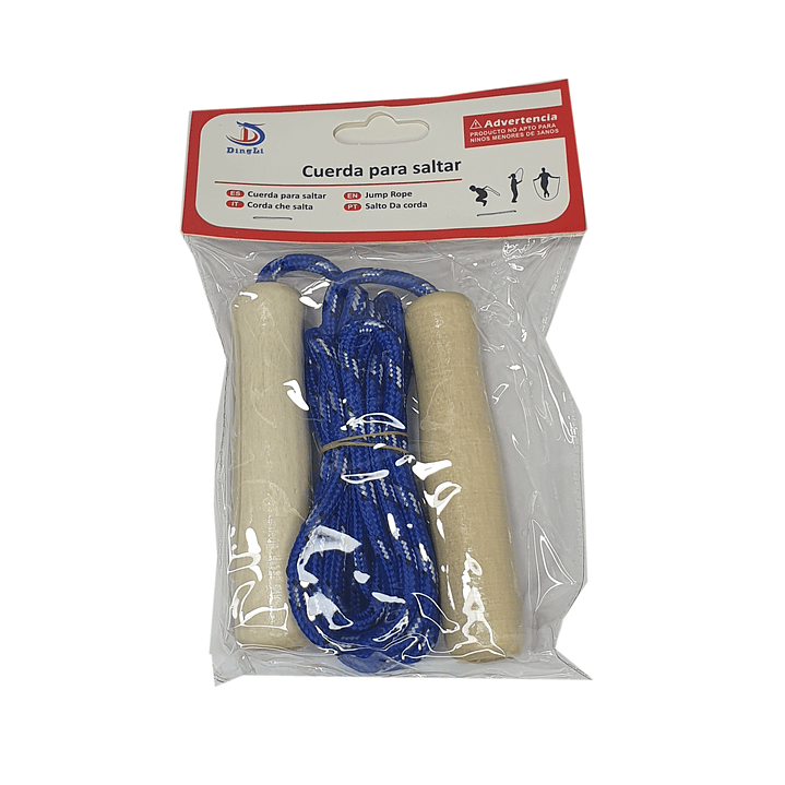 Cuerda para Saltar Mango Madera 1.90 mt/ 50269	 7