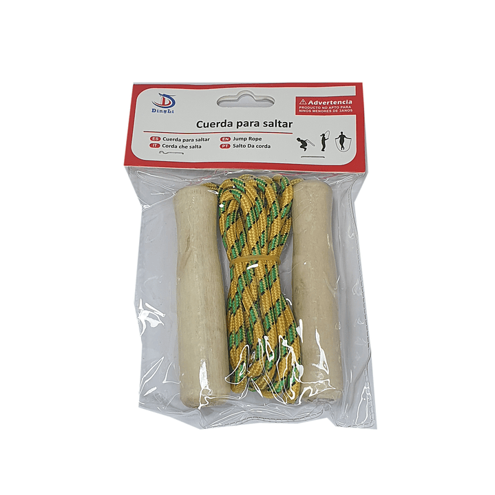Cuerda para Saltar Mango Madera 1.90 mt/ 50269	 8