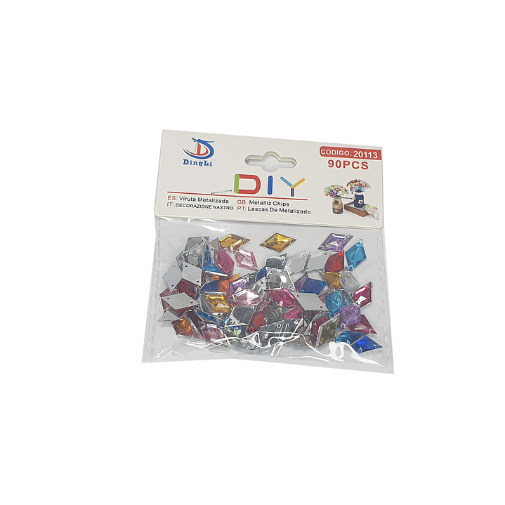 Bisutería Diamante Colores 90 unid aprox./ 20113 2
