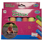 Caja Tiza Jumbo 6 Colores Chalk - Miniatura 1