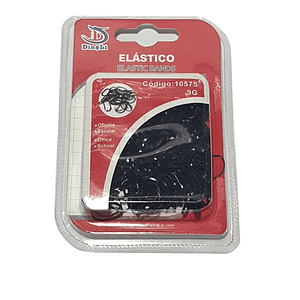 Elástico para trenzas negro 9g /10575