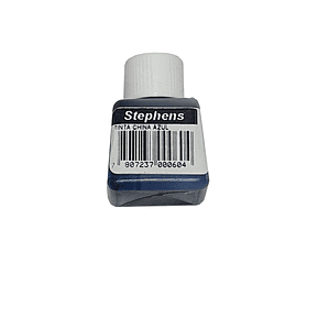 Tinta China Azul 20cc Stephens