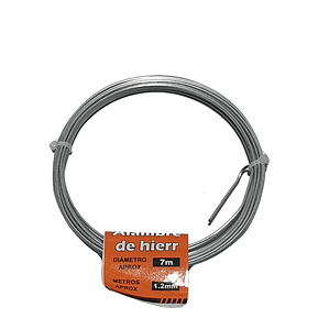 Alambre de Hierro - 1.2mm de espesor - 7 Metros de largo