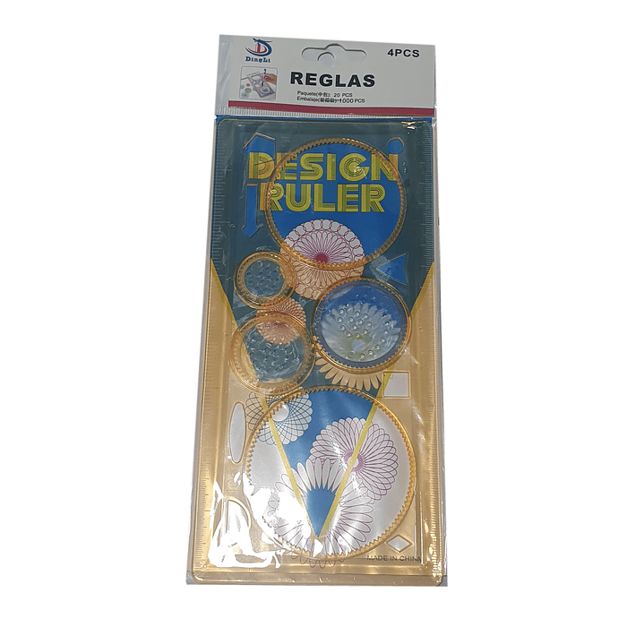 Regla con engranajes - Regla entretenida 20cm  3