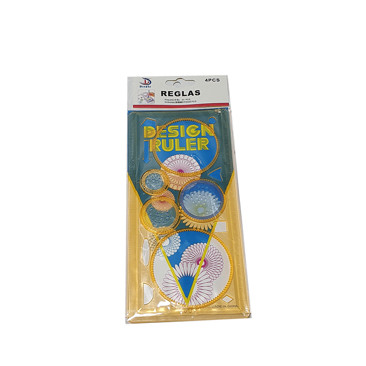 Regla con engranajes - Regla entretenida 20cm  8