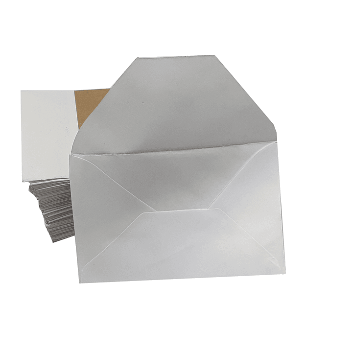 Pack 100 Sobres de visita para tarjetas 10,5x7 cm 2