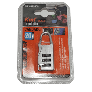 Candado Para Mochila - Bolso 20mm Con clave /6329300