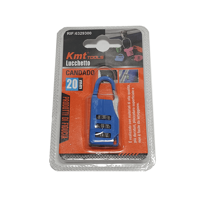 Candado Para Mochila - Bolso 20mm Con clave /6329300 4