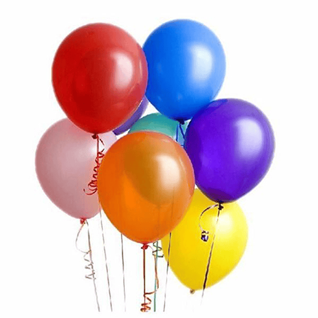 Globo Balloons N°9 Color surtido 50und.