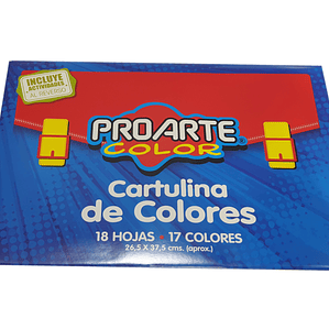 Block Cartulina de Colores Proarte