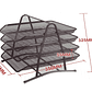 Bandeja Porta Documentos - Papeles - 4 Niveles Tipo Malla - Miniatura 4