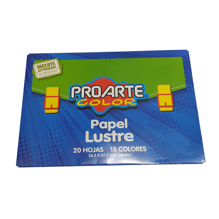 Block Papel Luste Proarte 26,5 X 37,5 Cms 1