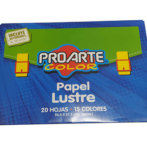 Block Papel Luste Proarte 26,5 X 37,5 Cms