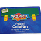 Block Papel Celofan Proarte 30x33cm 14 Hojas - 6 Colores - Miniatura 1
