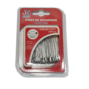 Alfiler De Gancho 5 Cm 20 Unidades /10597