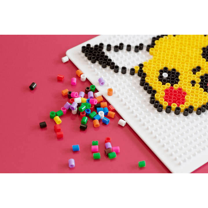 Pack Hama 5mm Mesa 20x20cm - 6 Colores 2100 Piezas + Pinzas 1