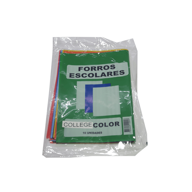 Pack 10 Forro Colores College