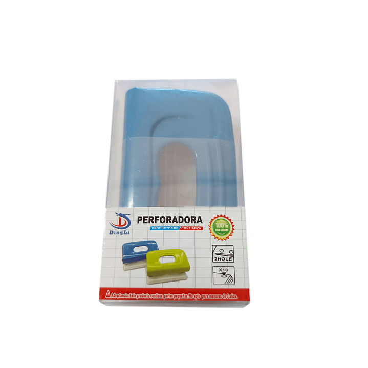 Perforadora Colores DingLi 2 Orificios - 10418 5