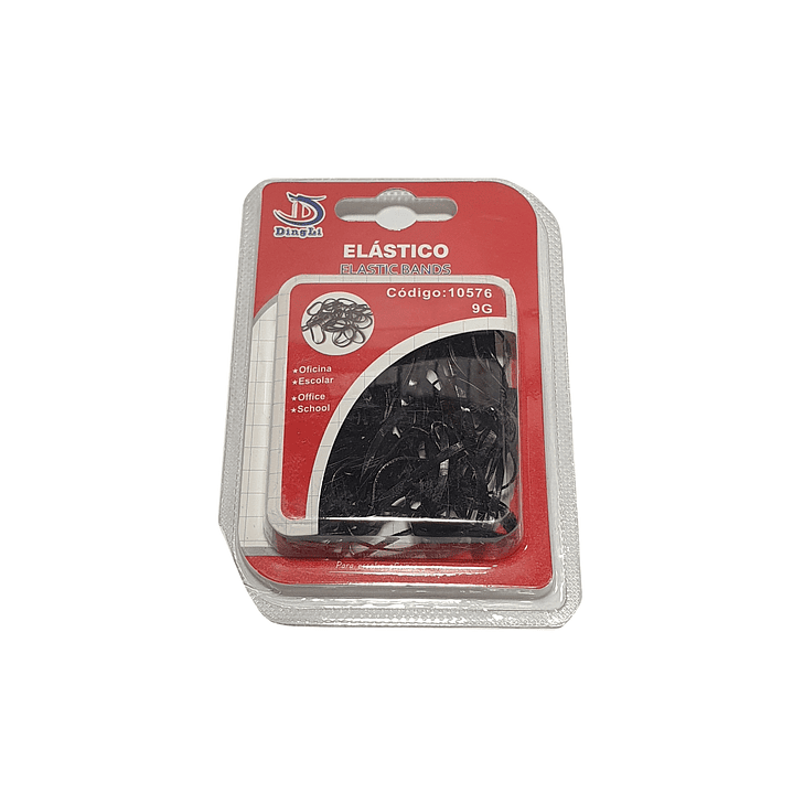 Elástico grande para trenzas negro 9g /10576 1