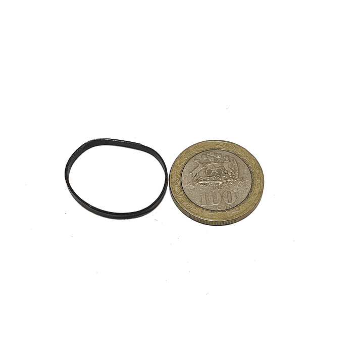 Elástico grande para trenzas negro 9g /10576 3