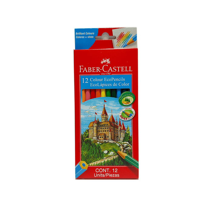 Lápices de color Faber-Castell 12 colores  1