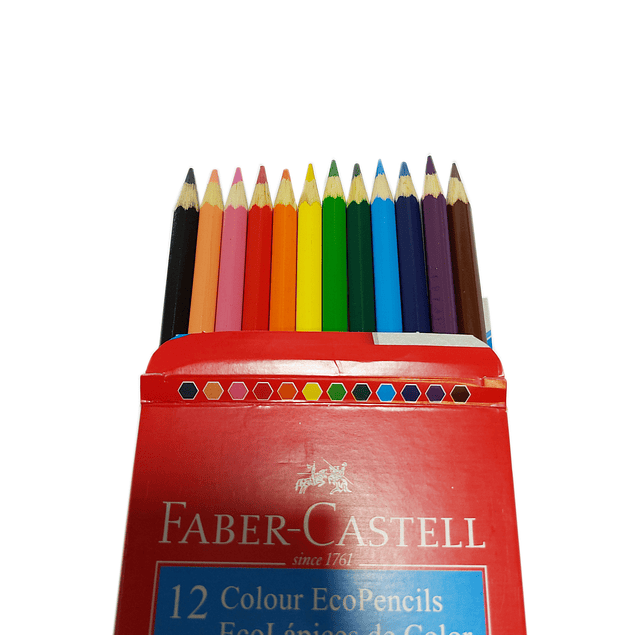 Lápices de color Faber-Castell 12 colores 