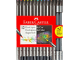 Lapices de Colores Faber-Castell Supersoft x 12 + 2 lápices de grafito