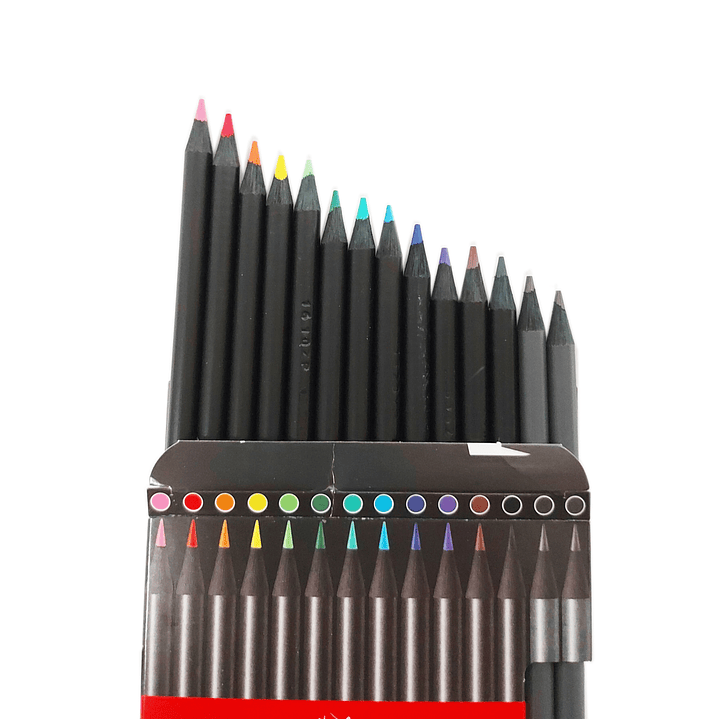 Lapices de Colores Faber-Castell Supersoft x 12 + 2 lápices de grafito 1