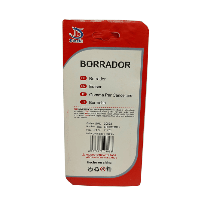 Borrador de Pizarra DingLi - 10898 2