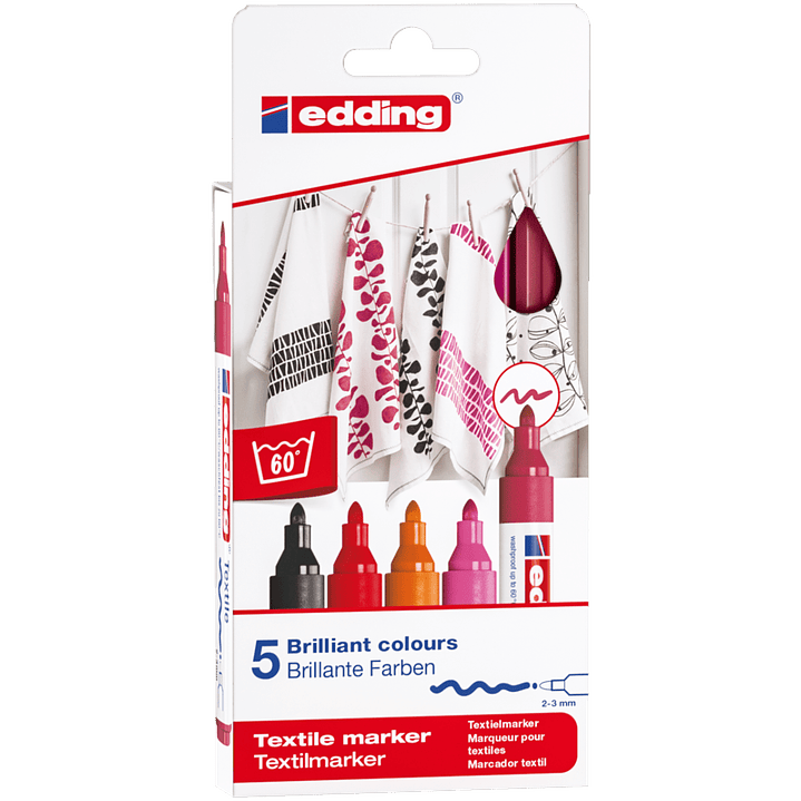 Marcador para Tela o Textil Edding / 4-4500-5S 3