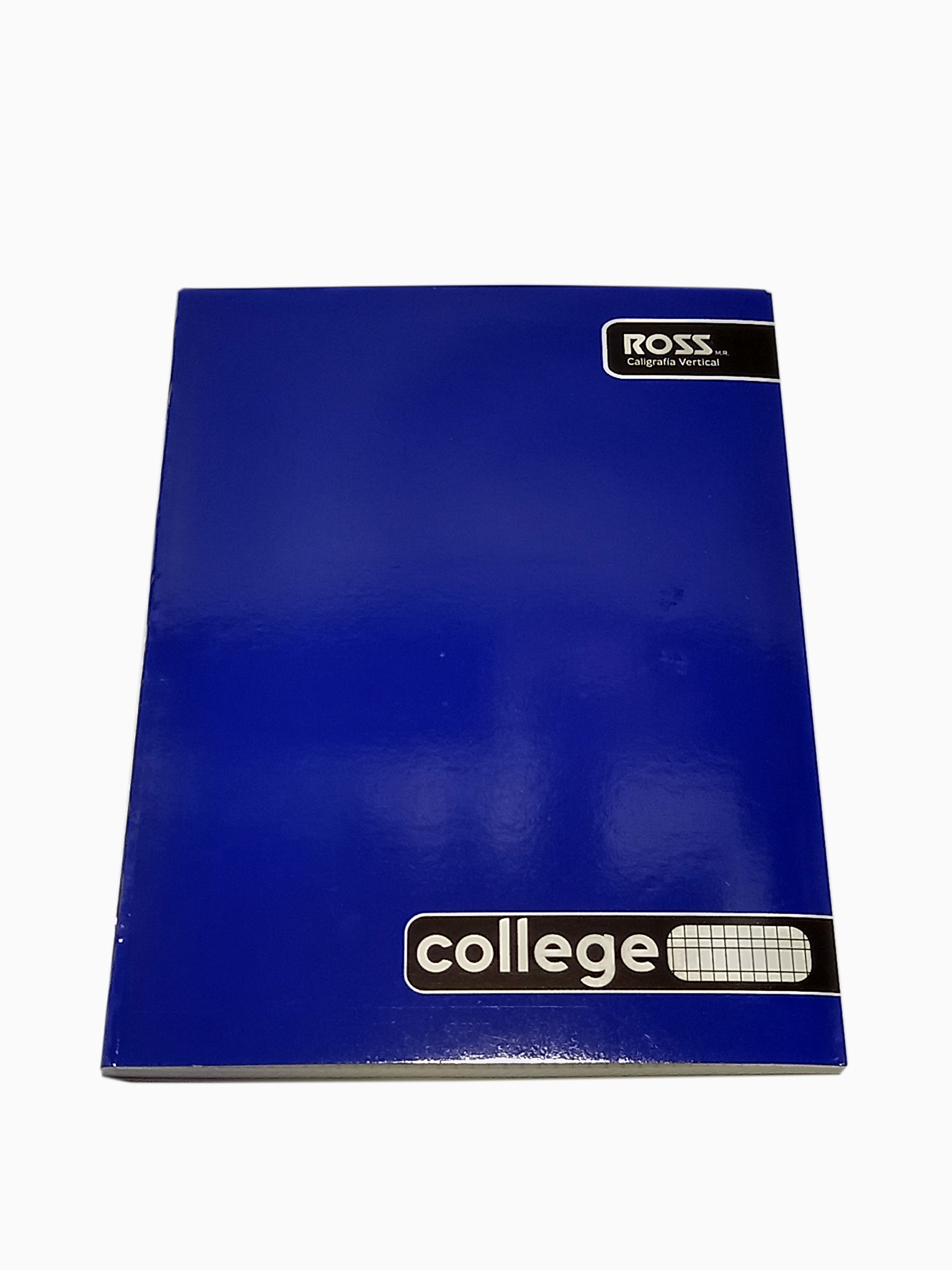 Cuaderno College Caligrafia Vertical Ross 80Hjs.