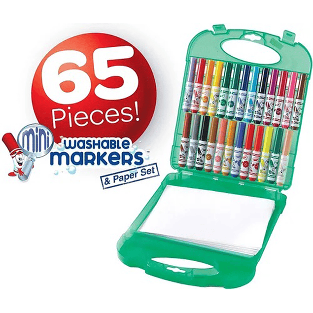 Kit Marcadores Lavables - Crayola - 65 Piezas