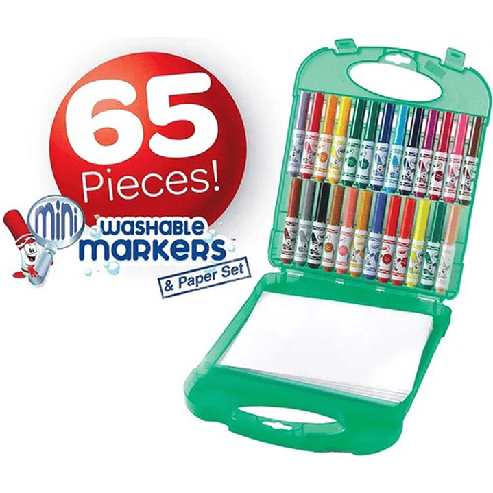 Kit Marcadores Lavables - Crayola - 65 Piezas 2