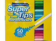 Marcadores Lavables - Super Tips - Crayola - 50 Unidades