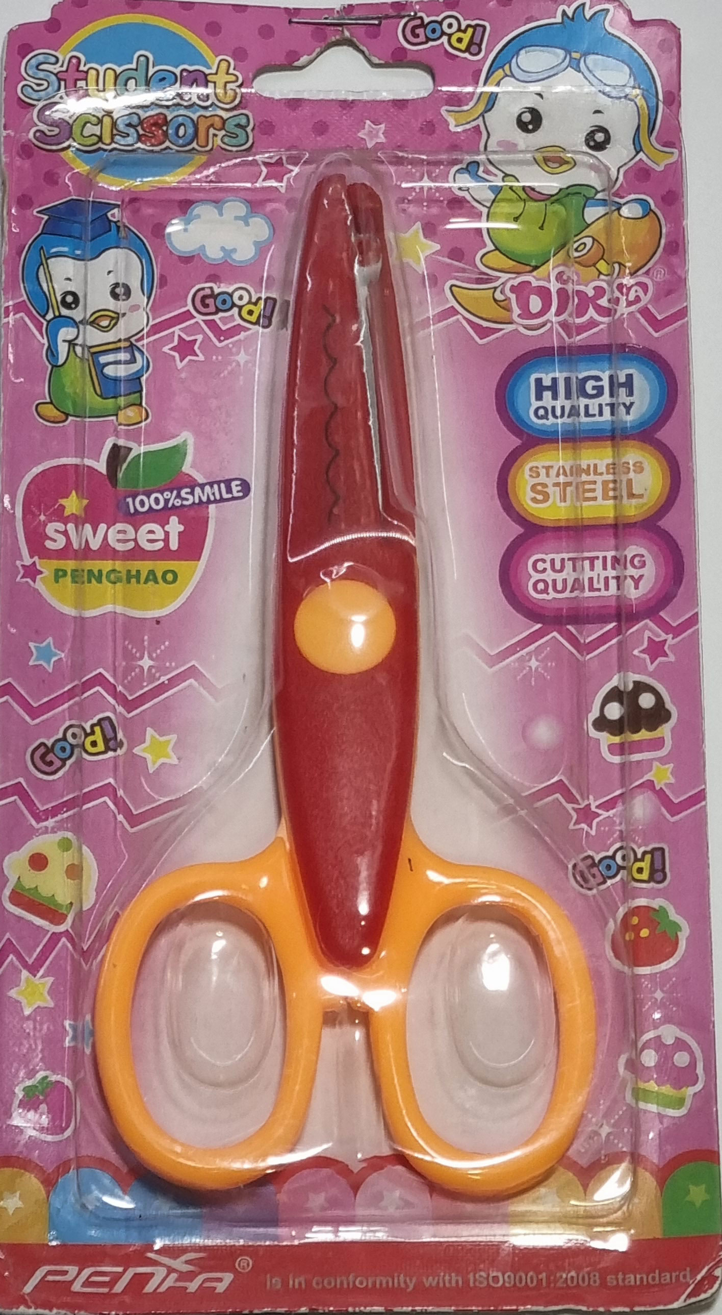 Tijera corte papel con Diseños