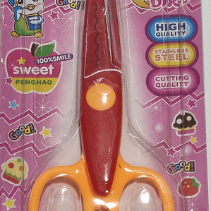 Tijera corte papel con Diseños