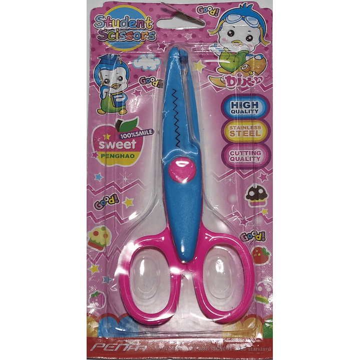 Tijera corte papel con Diseños 3