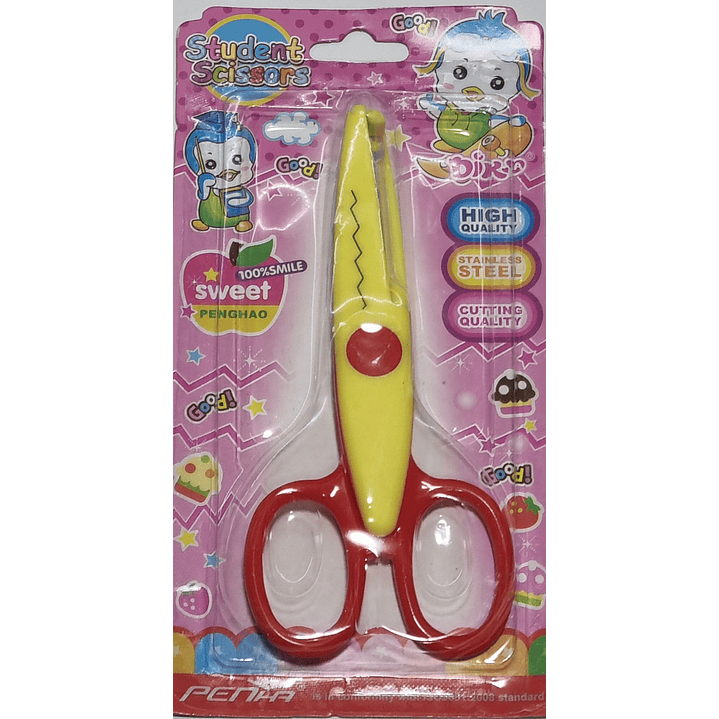 Tijera corte papel con Diseños 7